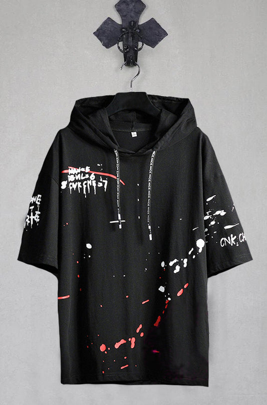 Men's Casual Cotton Printed Hoodie