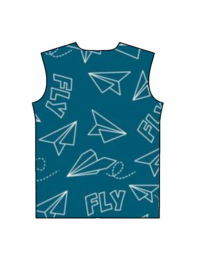 Volt Sleeveless AOP T-shirt - Image 3