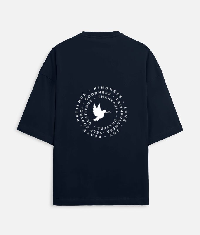 Unisex Terry Oversized Tee - Back Print