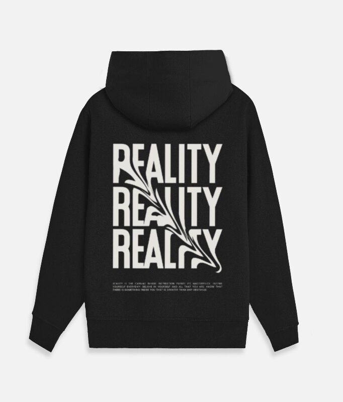 Unisex Zip 'REALITY PRINT' Hoodie