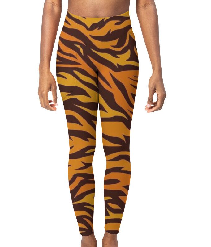 Power Curve Tiger Printed Leggings