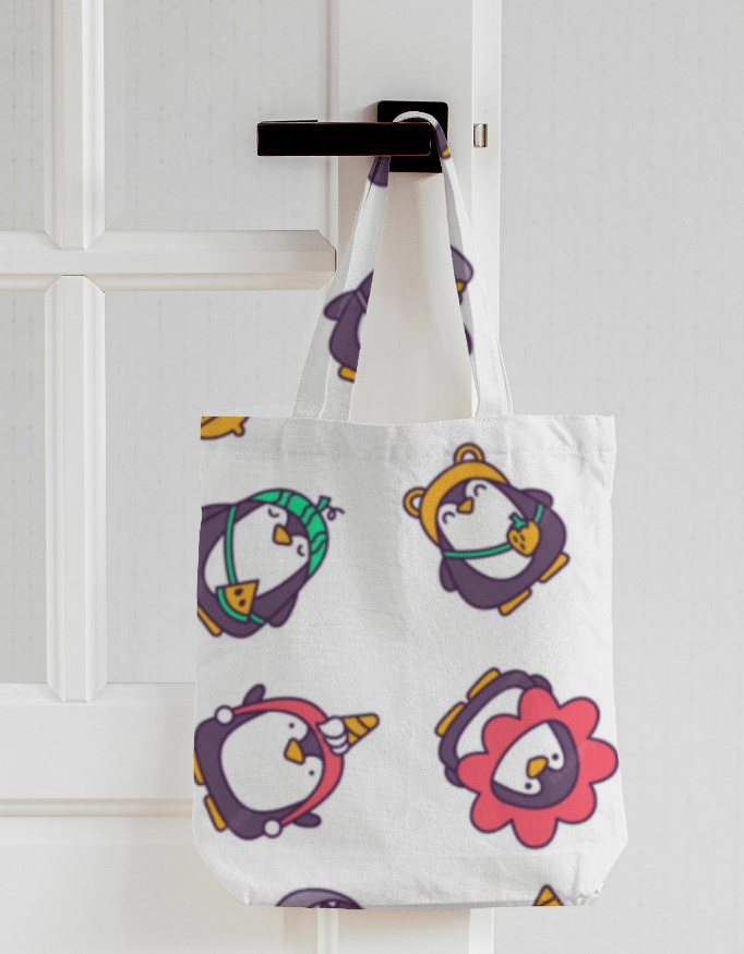 Flex Carry Zipper AOP Tote bag - Image 2