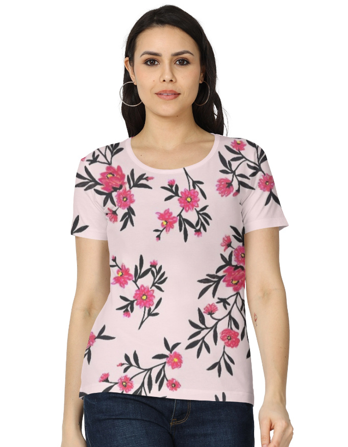 Women’s AOP Timeless T-Shirt - Image 2