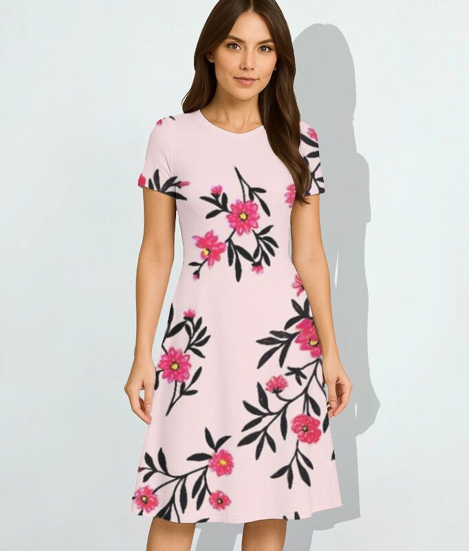 GraceFlow A-Line Dress