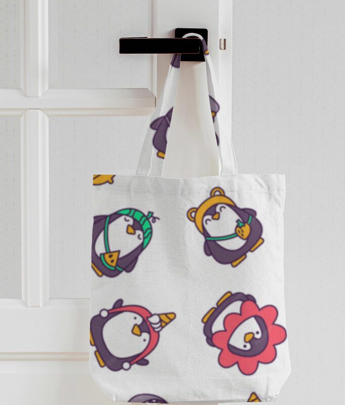 Flex Carry Zipper AOP Tote bag