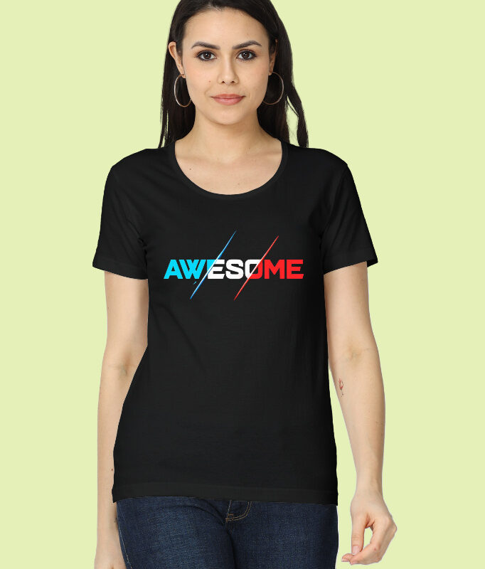 Women's Awesome Printed Cotton T-Shirt