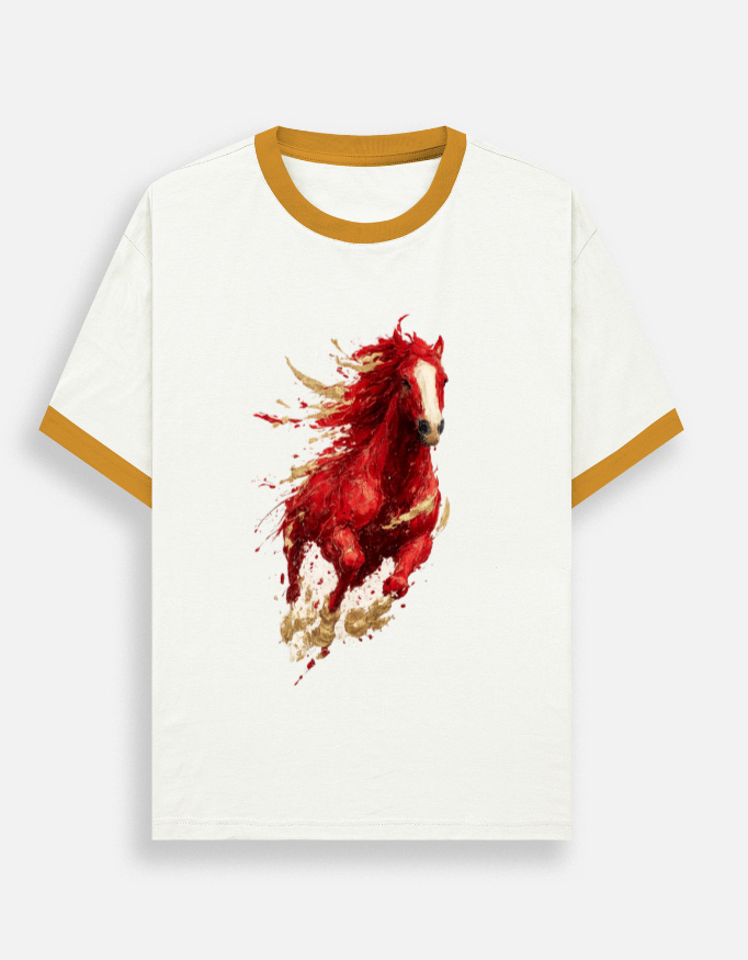 OC's Unisex Horse Ringer T-Shirt